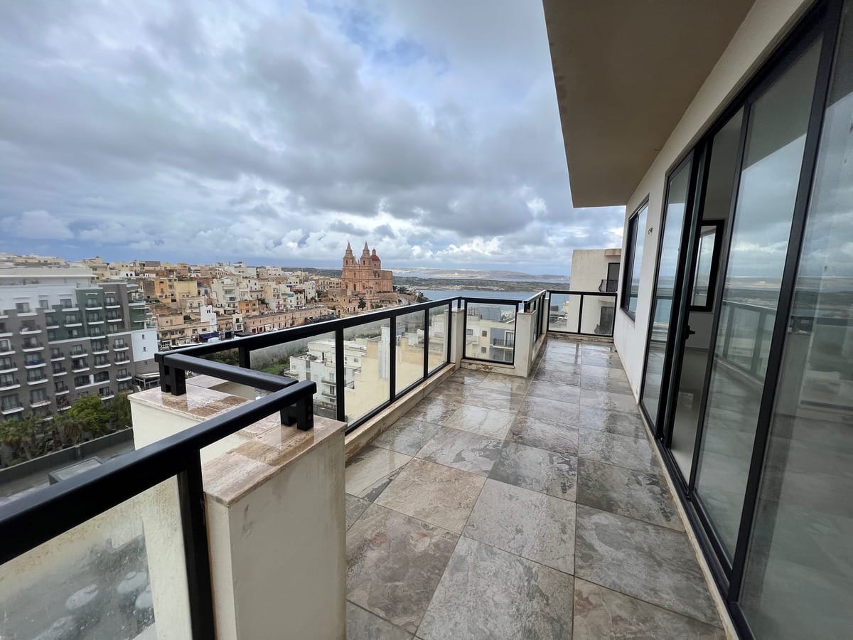 Property For Sale in Malta: Mellieha penthouse with views - Malta Luxury Homes