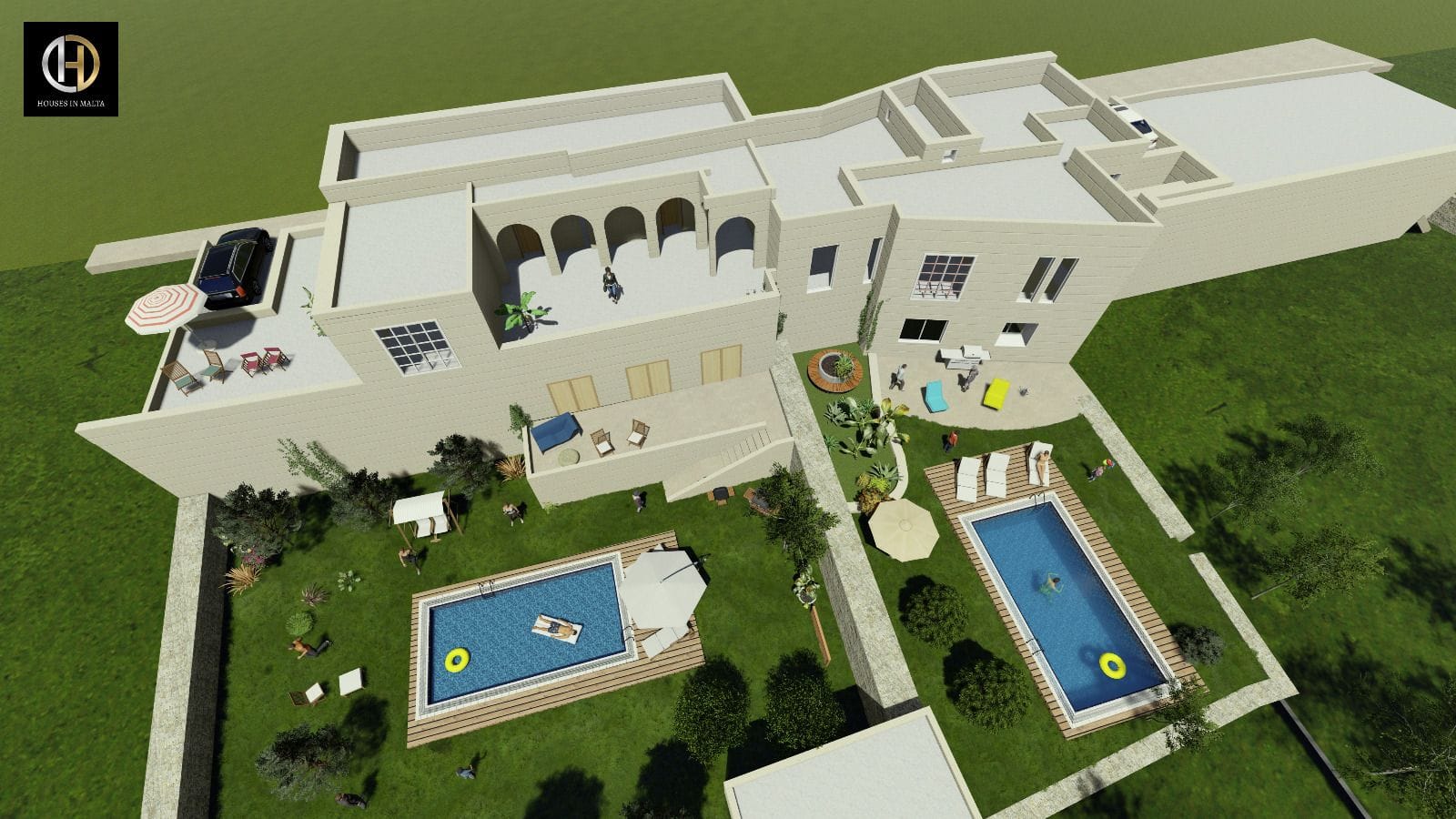 Property For Sale in Malta: Kalkara Farmhouse with pool - Malta Luxury Homes