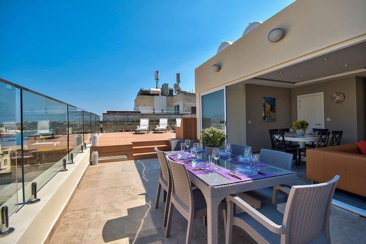 Property for Rent in Malta: Valletta Penthouse - Malta Luxury Homes
