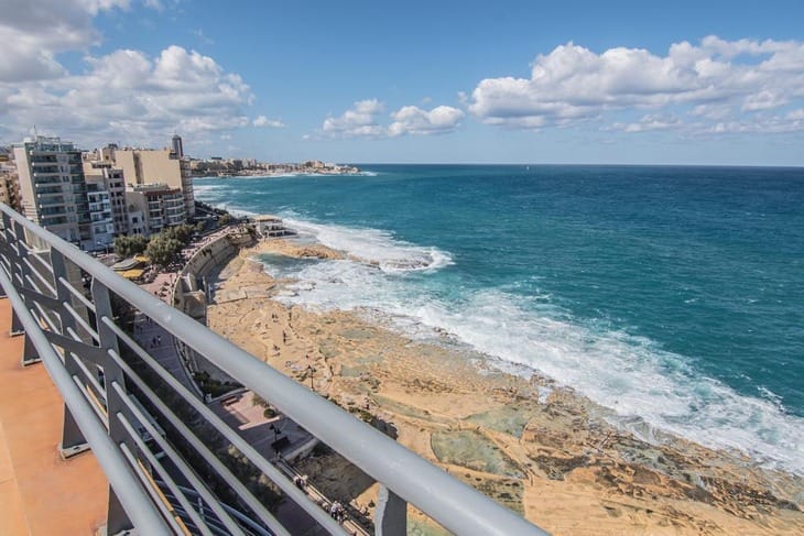 Property For Rent in Malta: Sliema Waterfront Property with stunning sea views - Malta Luxury Homes