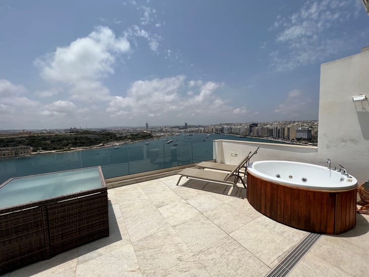 Property For Sale in Malta: Sliema Waterfront Penthouse with sea views - Malta Luxury Homes