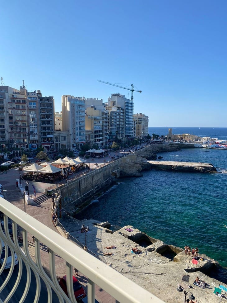 Property For Rent in Malta: Sliema spacious waterfront Property with sea views - Malta Luxury Homes